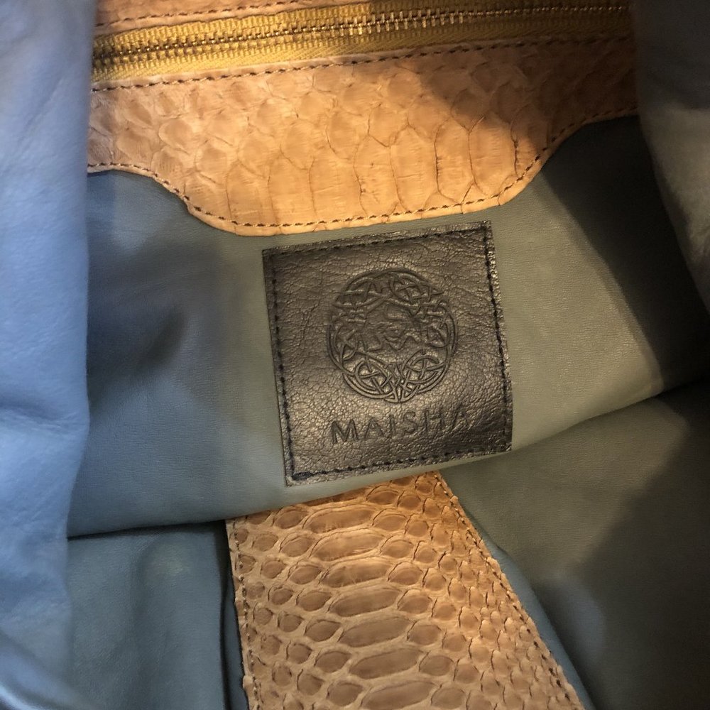 Maisha Python Tote - Picture 5 of 6